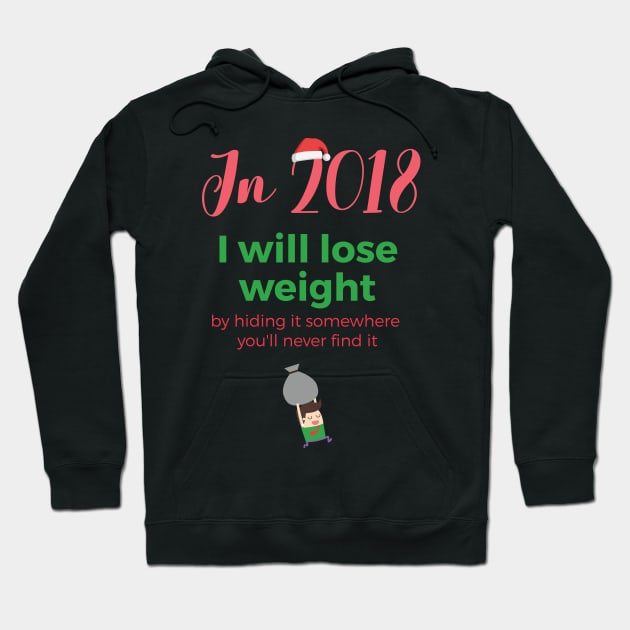 New Year 2018 resolution: hiding weight Hoodie by razorlazer